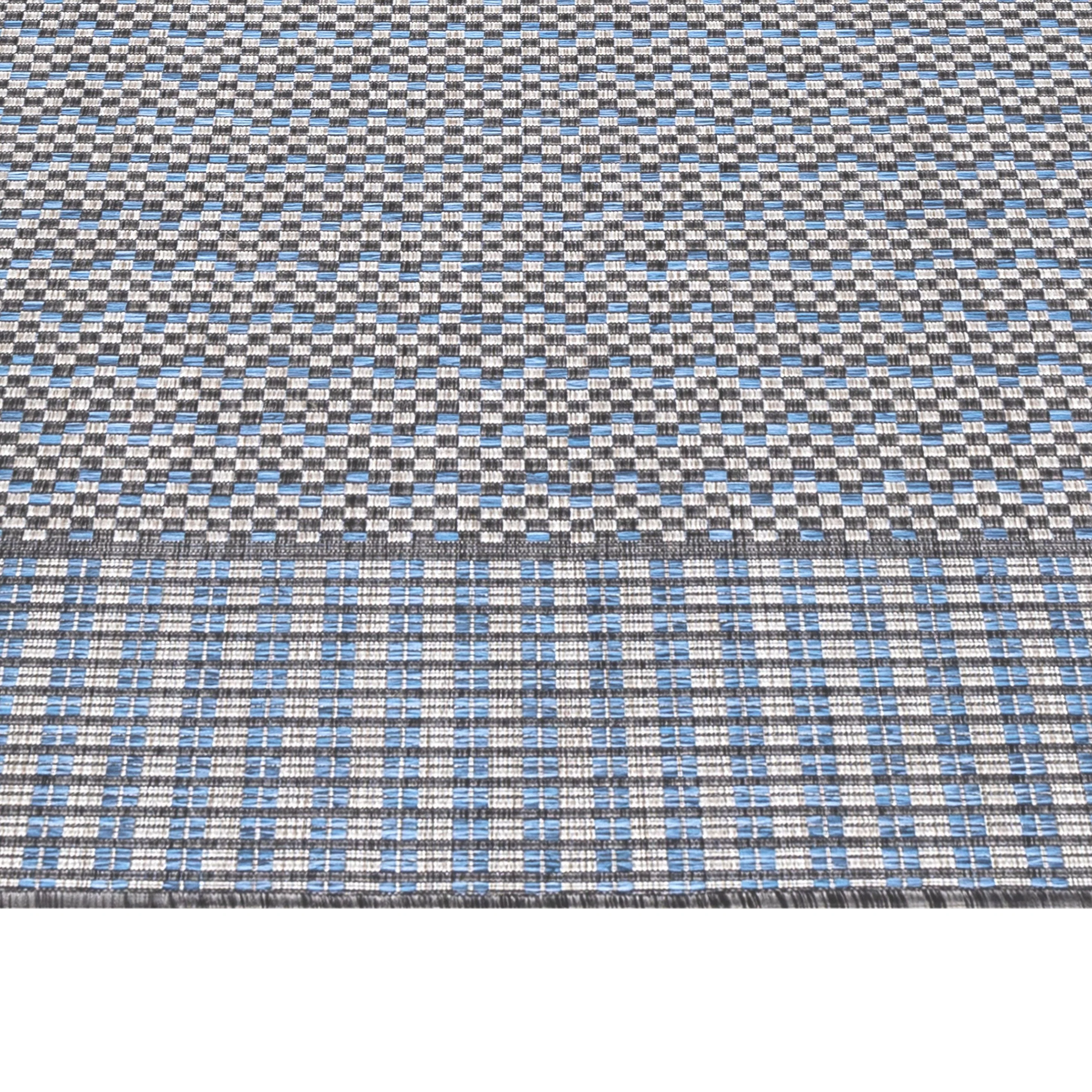 Outdoorteppiche, Vintage Design, Farbe Grau, Teppich für Terasse-Balkon-Küche, Rücken aus Polypropylen - Image 4