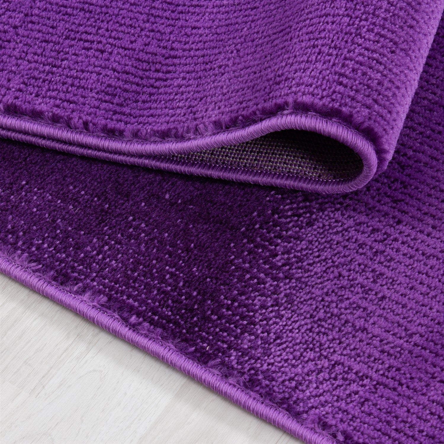Teppich Modern Designer Wohnzimmer Geometrisch Wellen Muster Schwarz Lila - Image 4