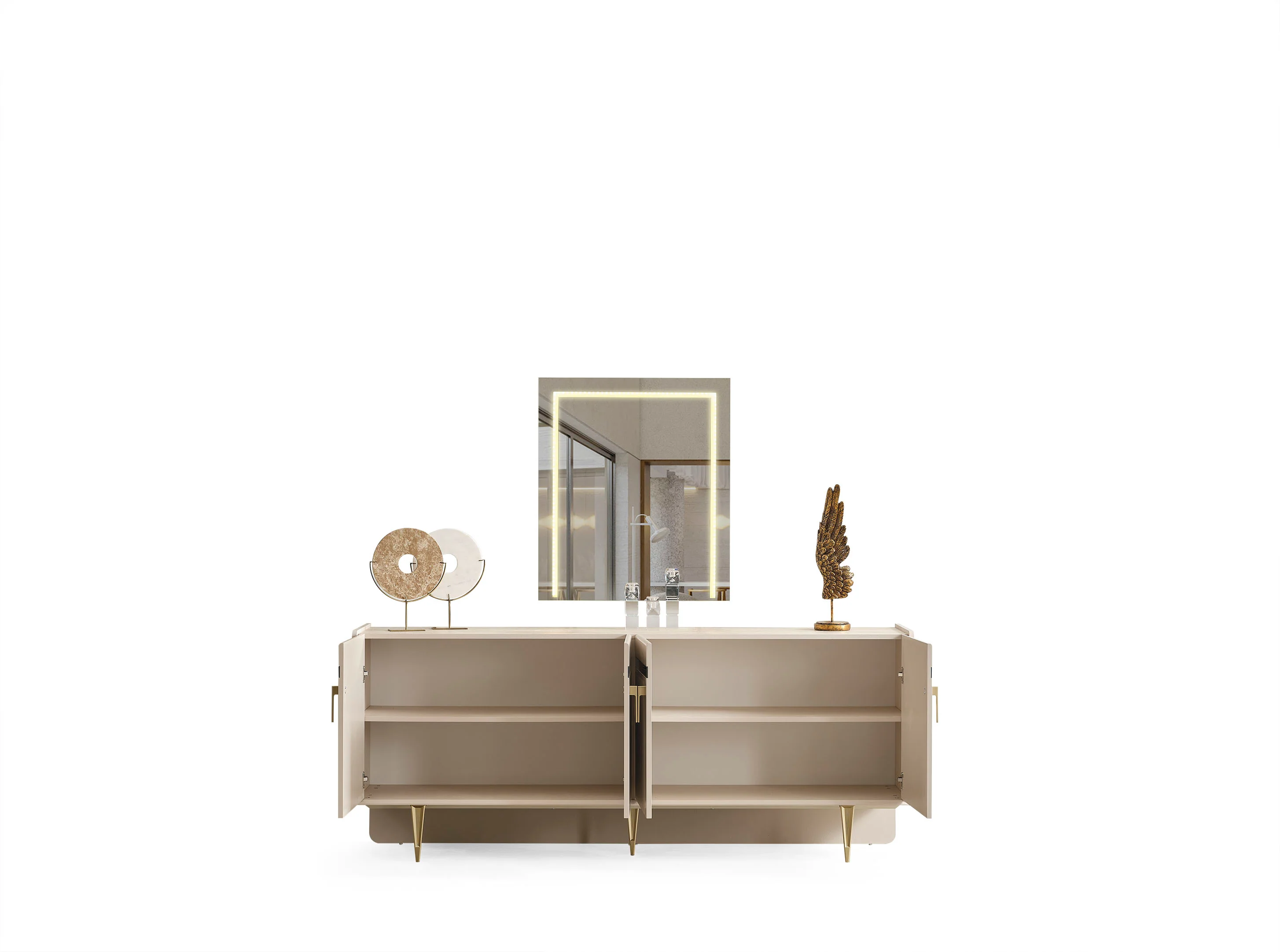 Tesla Sideboard mit Spiegel - Image 4