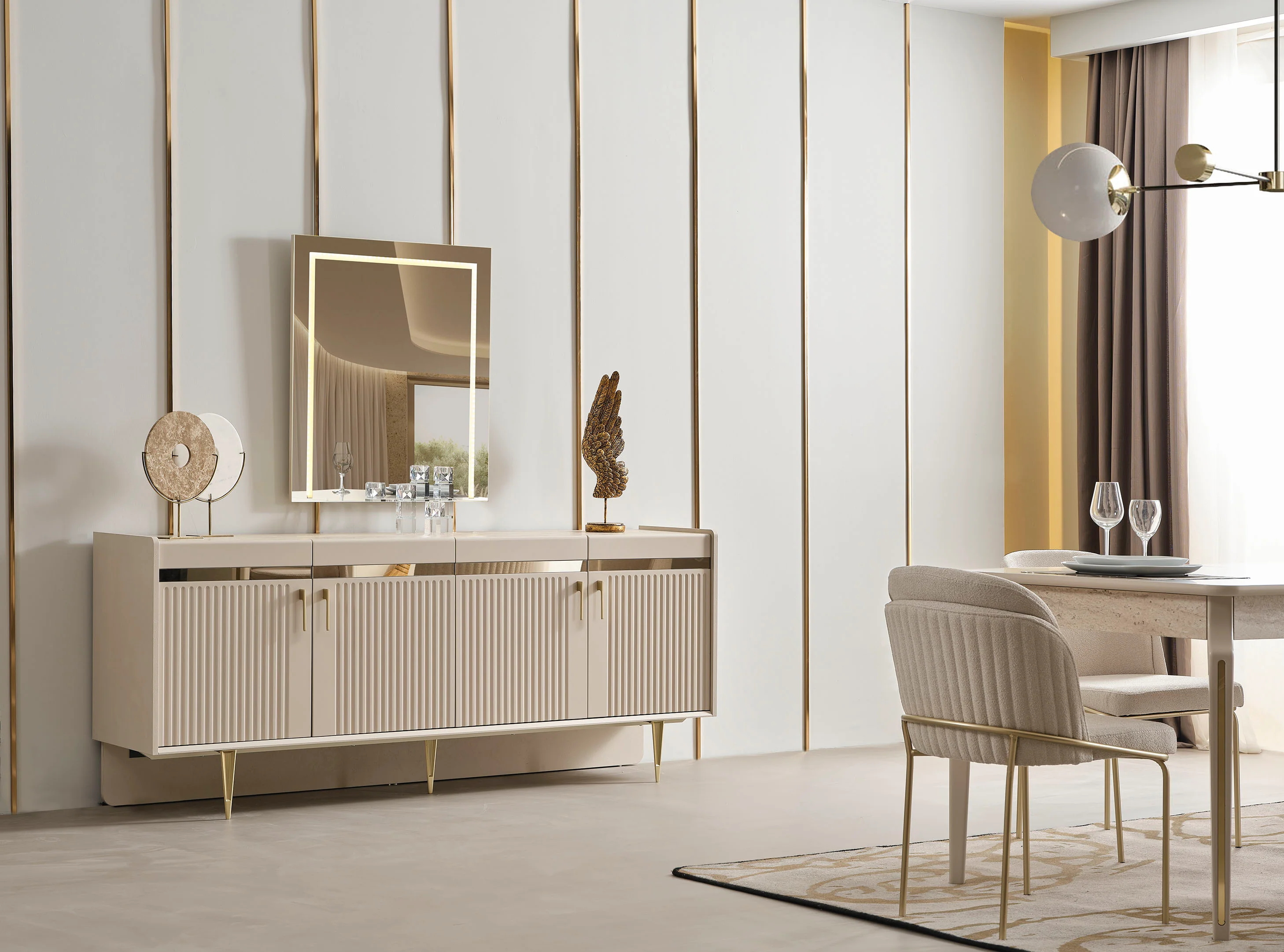 Tesla Sideboard mit Spiegel - Image 6