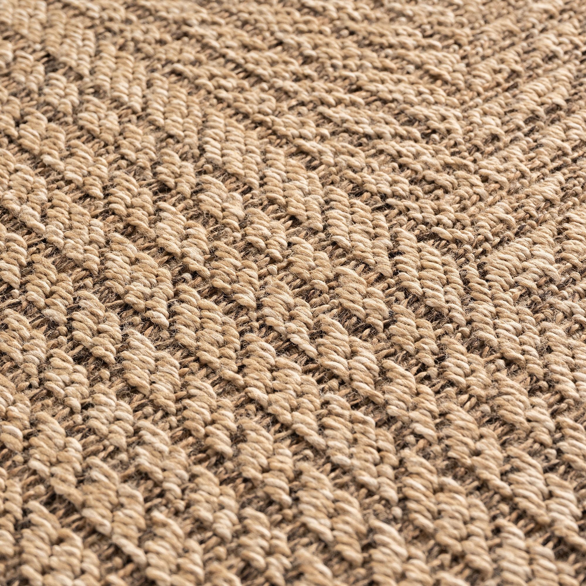 In- & Outdoor Teppich Läufer: Jute-Look Natur - Image 4