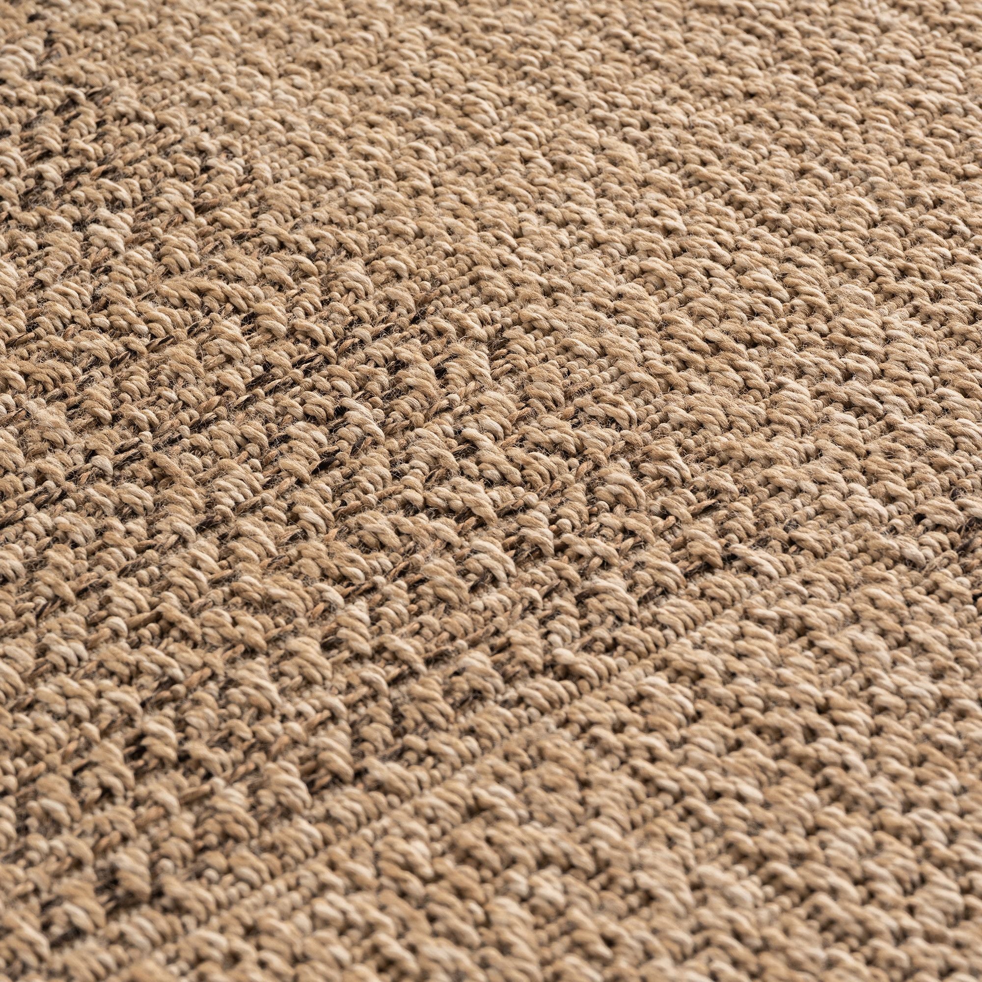 In- & Outdoor Teppich Läufer: Jute-Look Natur Struktur - Image 4