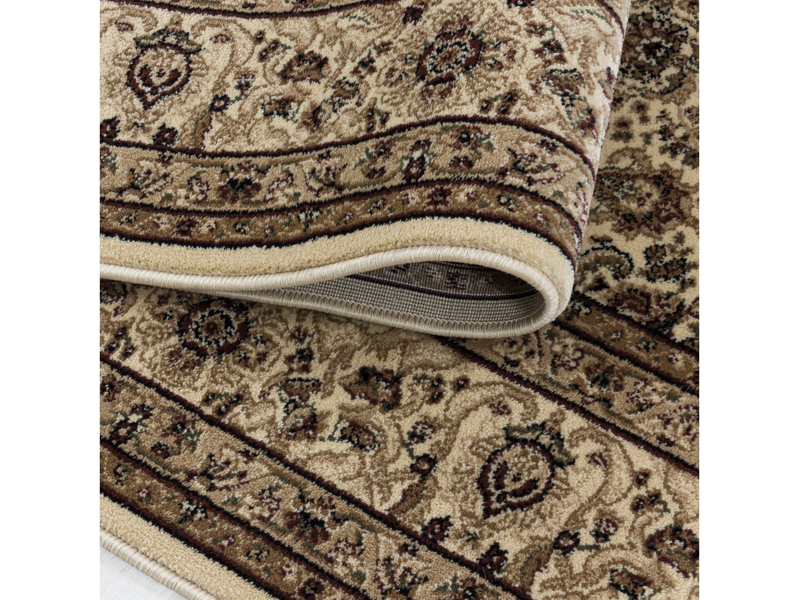 Wohnzimmer Teppich Orient Design: Klassisch Antik Beige - Image 5
