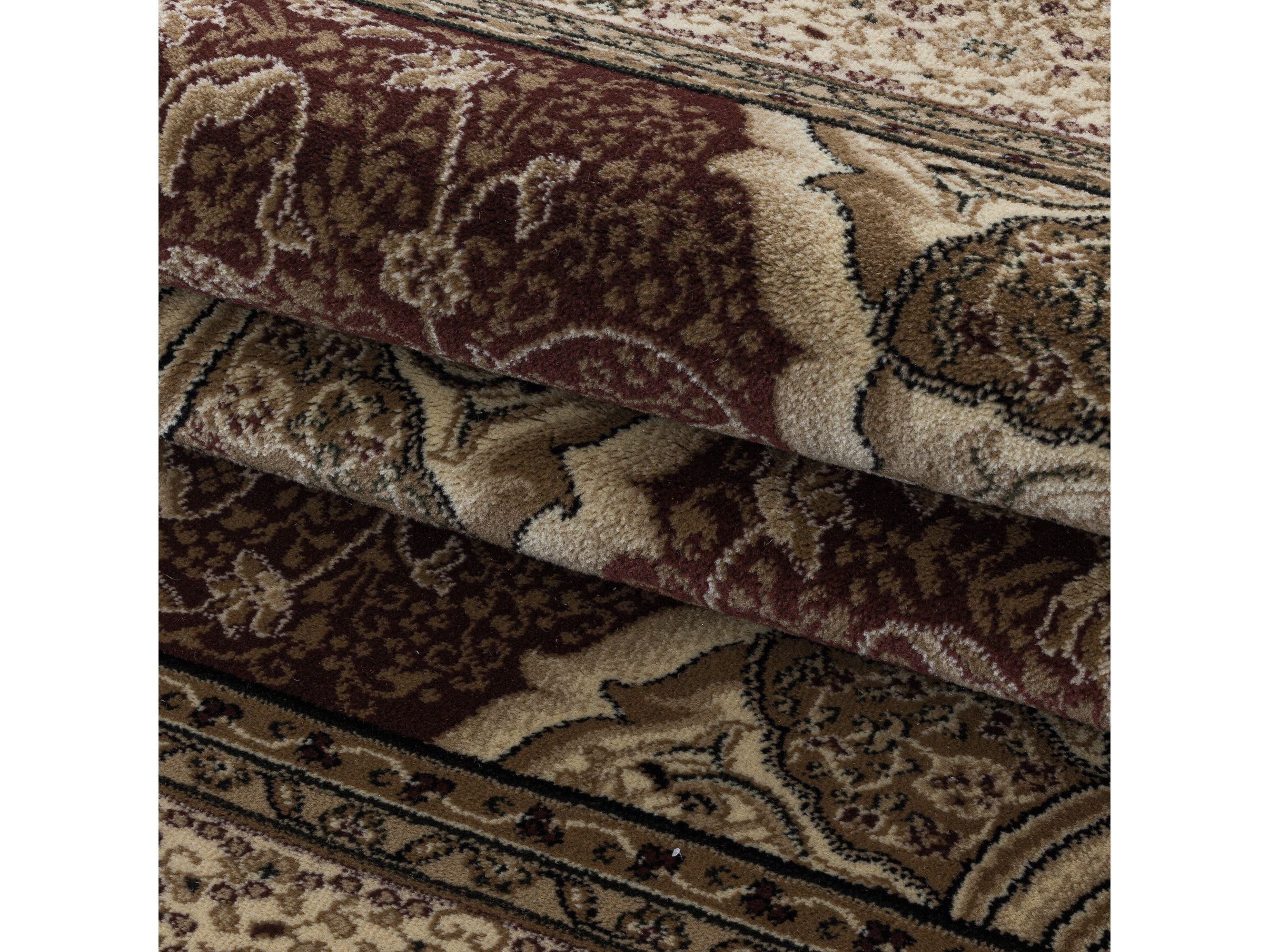 Wohnzimmer Kurzflor Teppich Design Orient Teppich Klassik Ornamente Bordüre Rot - Image 6