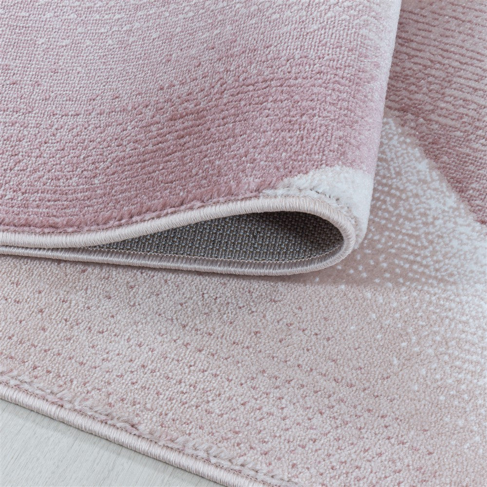 Kurzflor Teppich Pink | 3D Dreiecksmuster - Image 4