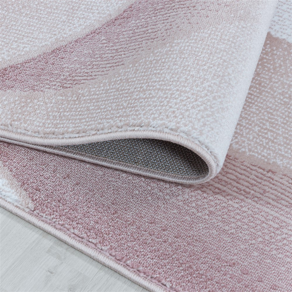 Kurzflor Teppich Pink | 3D Wellenmuster - Image 5