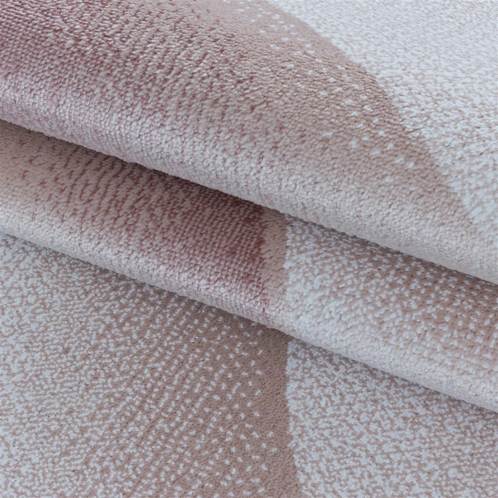 Kurzflor Teppich Pink | 3D Wellenmuster - Image 6